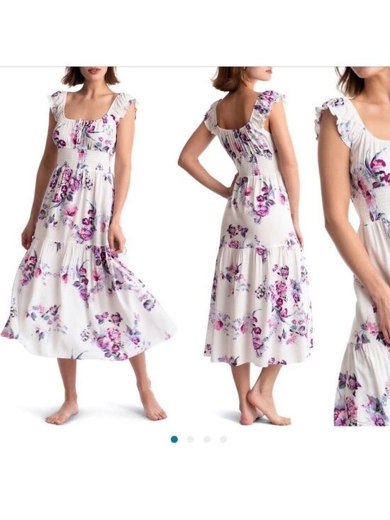 In Bloom by Jonquil Other - Ruched Floral Nightgown
